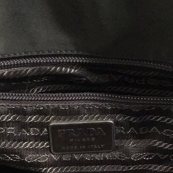 Prada Green Nylon Tote Handbag Bag - Picture 5 of 10